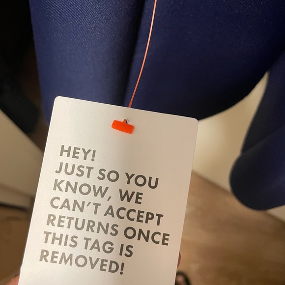 Strapless midi dress with pockets and front split - Picture 3 of 4